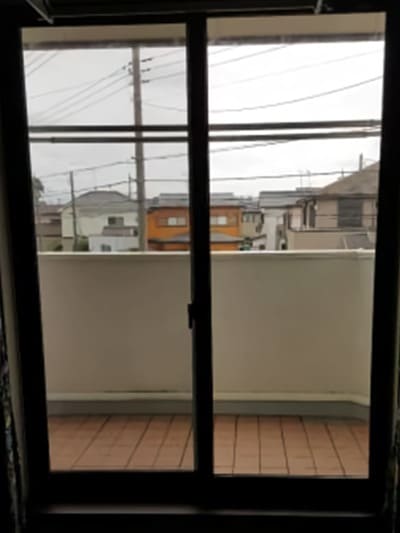 施工済みの防犯フィルム