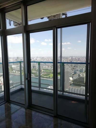 タワーマンションの防犯フィルム